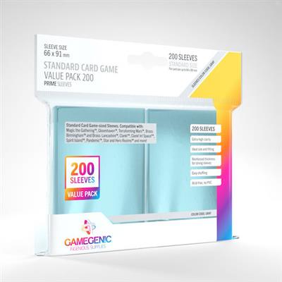 Prime Board Game Sleeves: "Standard" 66x91mm (200)