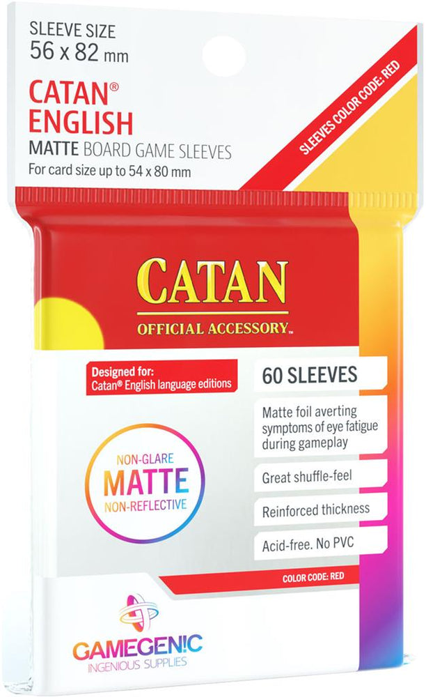 Matte Board Game Sleeves: "Catan" 56x82mm (60)