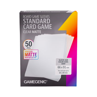 Board Game Sleeves: "Standard Card Game" 66x91mm (50ct)