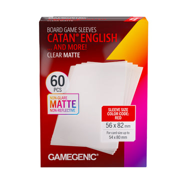 Board Game Sleeves: "Catan" 56x82mm (60ct)