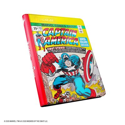 Magic: The Gathering | Marvel Super Heroes Zip-Up Album 18-Pocket - Captain America/Black Panther