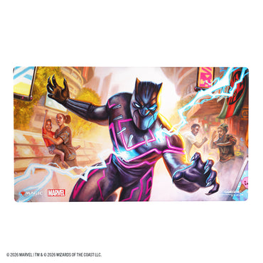 Marvel Super Heroes: Shiny Playmat - Striking Black Panther
