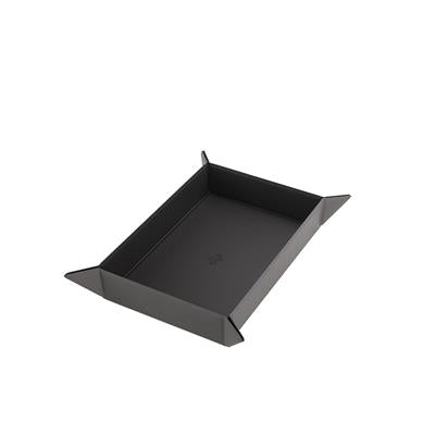 Magnetic Dice Tray: Rectangular - Black/Gray