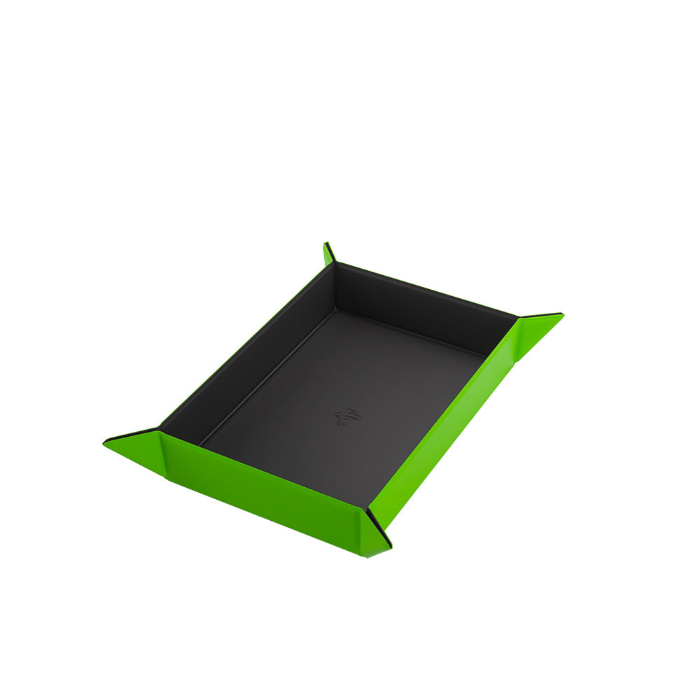 Magnetic Dice Tray: Rectangular - Black/Green