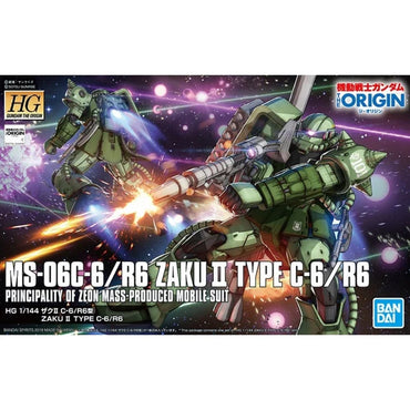 HG: MS-06C-6/R6 Zaku II Type C-6/RG