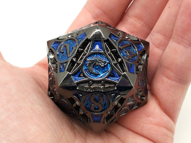 40MM D20: Black Nickel/Blue