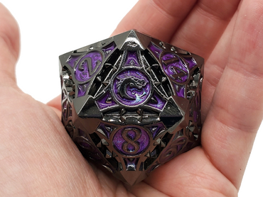 40MM D20: Black Nickel/Purple