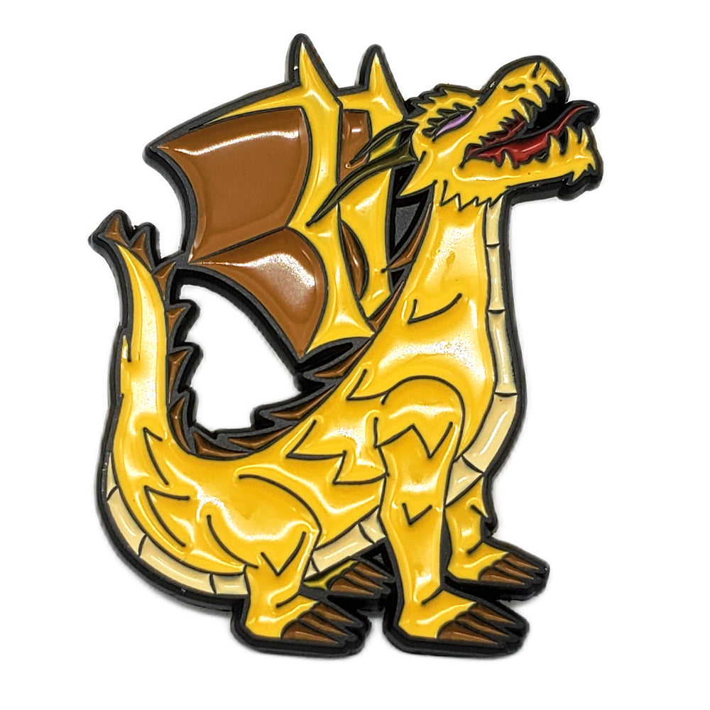 Enamel Pin: Gold Dragon