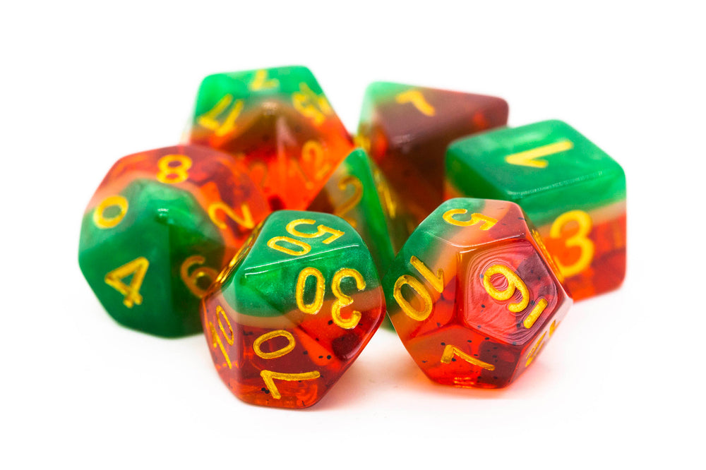 Old School: Gradients - Watermelon Yum! Dice Set