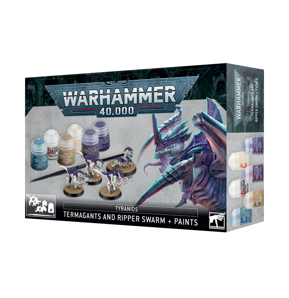 Termagants & Ripper Swarm + Paints Set