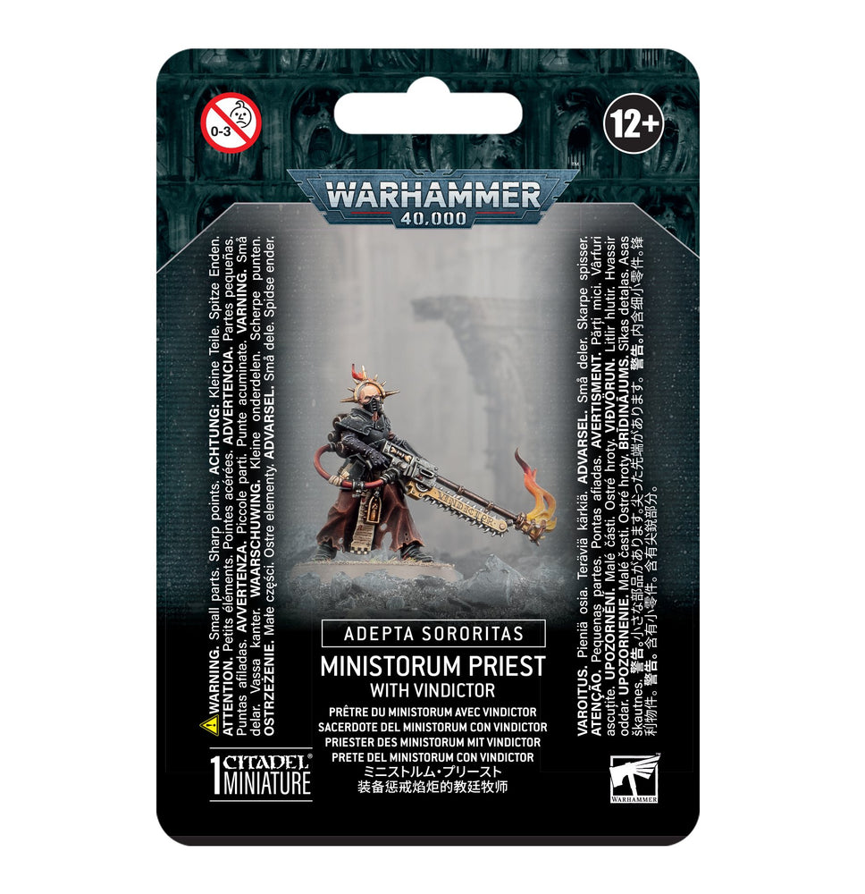 Adepta Sororitas: Ministorium Priest with Vindicator
