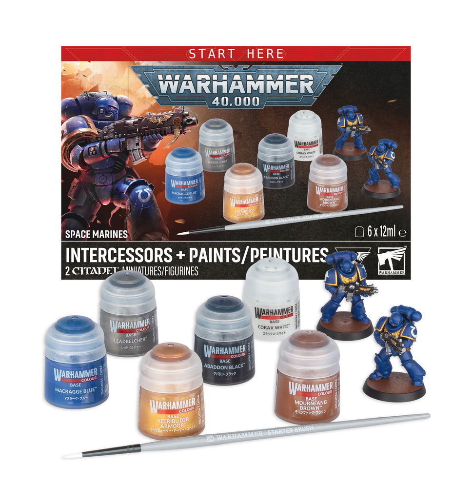 Space Marines: Intercessors + Paints