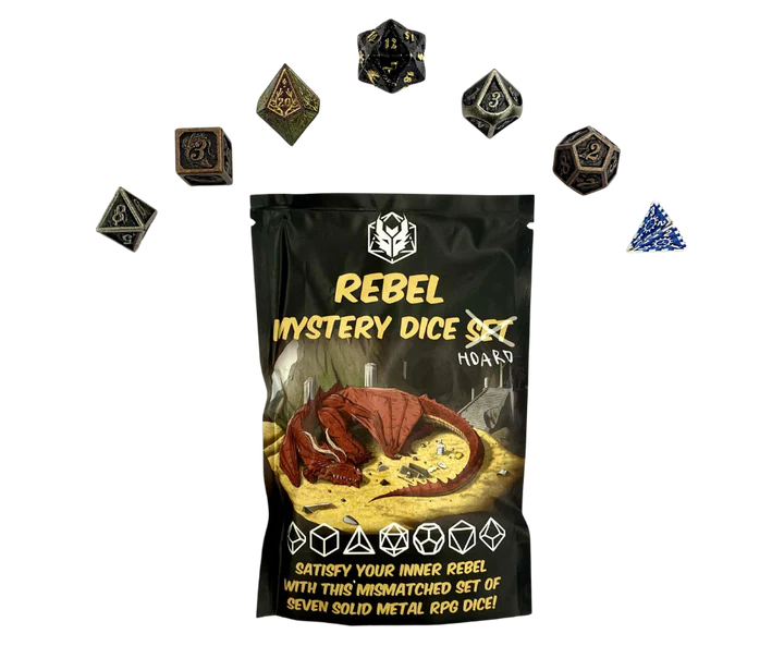 Mystery Pack Full set Non-matching Solid Metal Dice