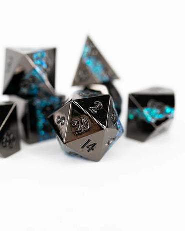 Metal RPG Dice Set: Fool's Tide
