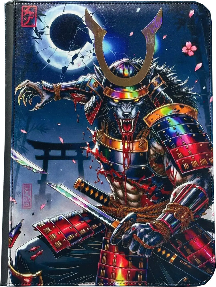 Maggot Labs Zippered Binder (9-Pocket): Kiba no Oni - Moon-Cursed Ronin