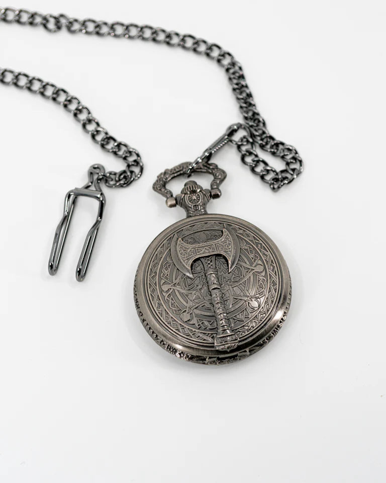 Iron Pocketwatch with Mini Dice Set: Ironside