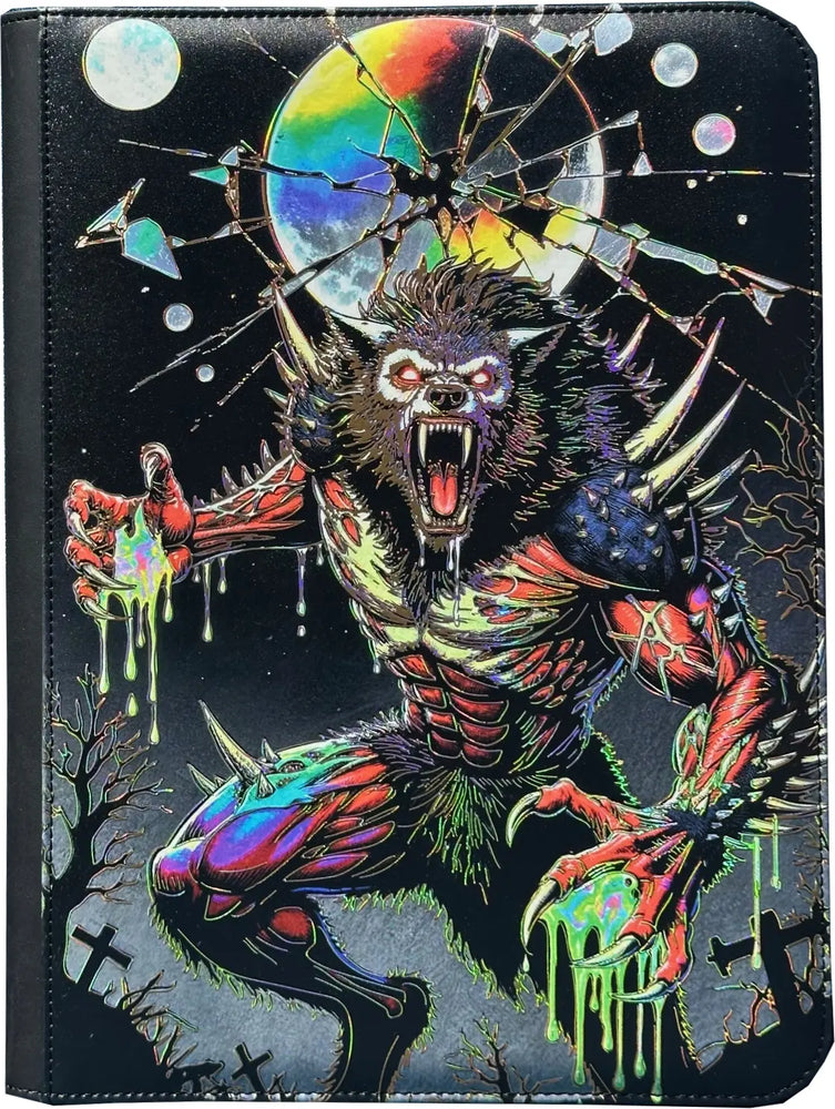 Maggot Labs Zippered Binder (9-Pocket): Lunar Eclipse Ravager