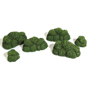 Verdant Green Bushes Scenery Set