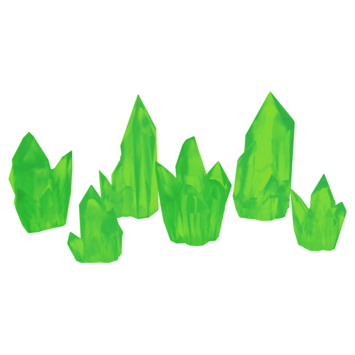 Peridot Crystals Scenery Set