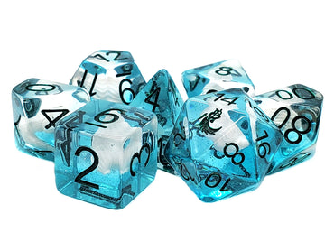 RPG Dice Set: Infused - Ocean Blue Beach Party