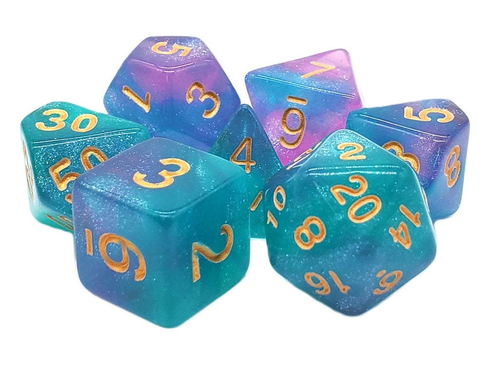 RPG Dice Set: Galaxy - Northern Lights