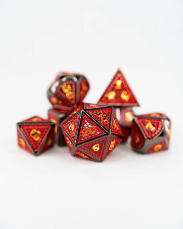 Metal RPG Dice Set: Devil's Bargain