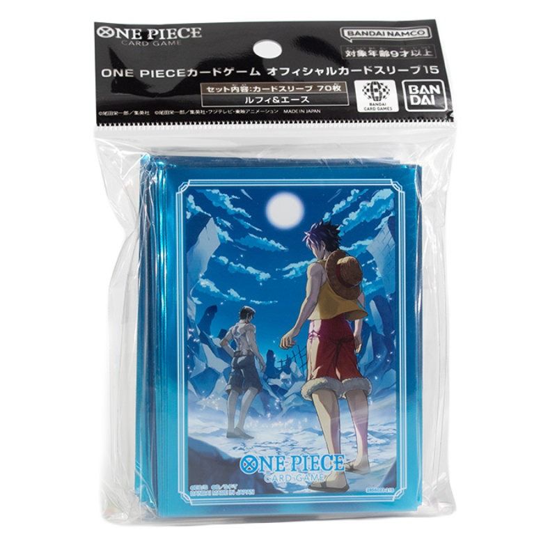 One Piece TCG: Official Sleeves Set 15 - Luffy and Ace