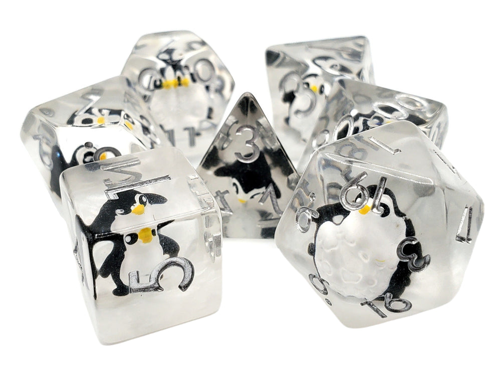 RPG Dice Set: Animal Kingdom - Penguin Dice Set