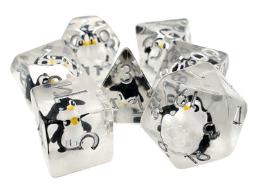 RPG Dice Set: Animal Kingdom - Penguin Dice Set