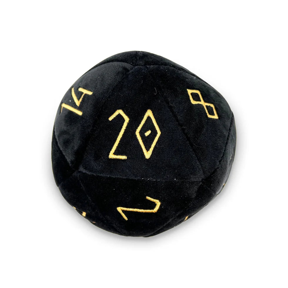 D20 Plush Small: Night Black