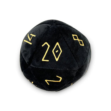 D20 Plush Small: Night Black