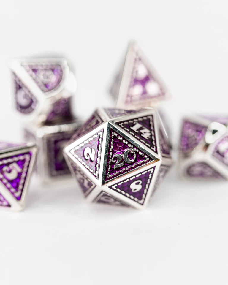 Metal RPG Dice Set: Witches Brew