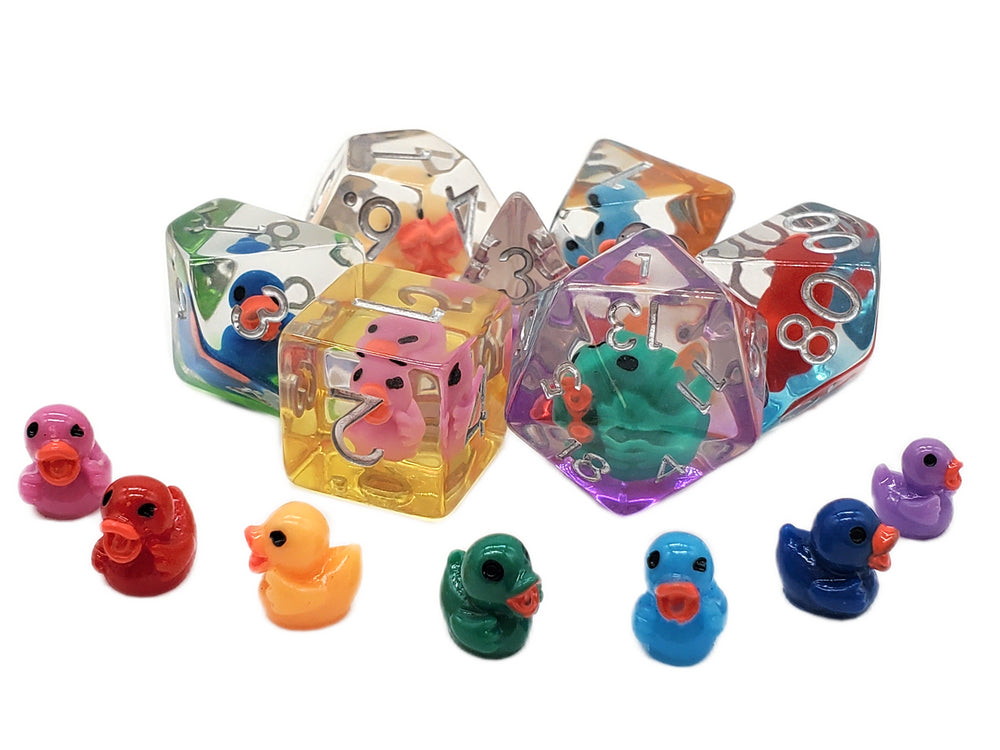 RPG Dice Set: Animal Kingdom - Colorful Duck