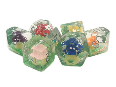 RPG Dice Set: Infused - Rainbow Mushroom
