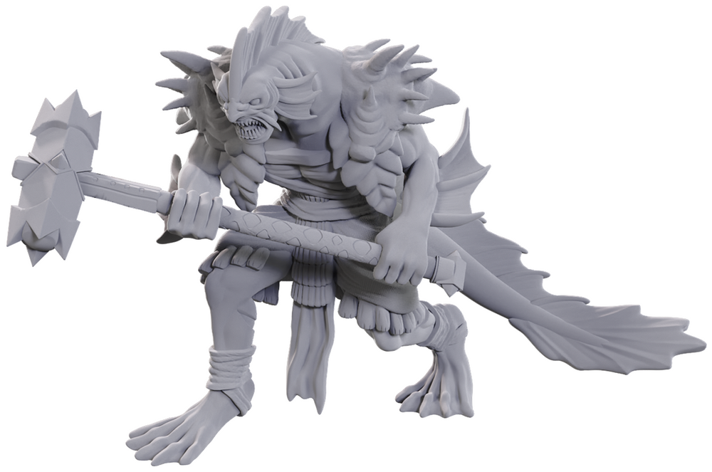 D&D Mini (WV25) Sahuagin Coral Smasher
