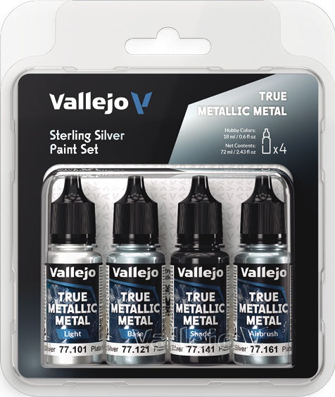 True Metallic Paint Set: Sterling Silver