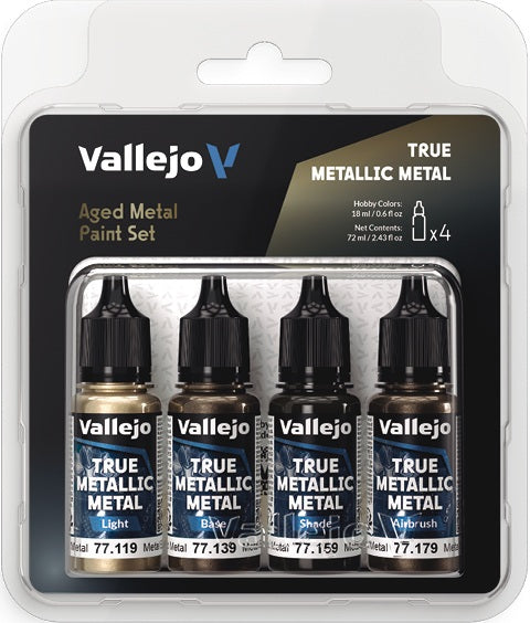 True Metallic Paint Set: Aged Metal