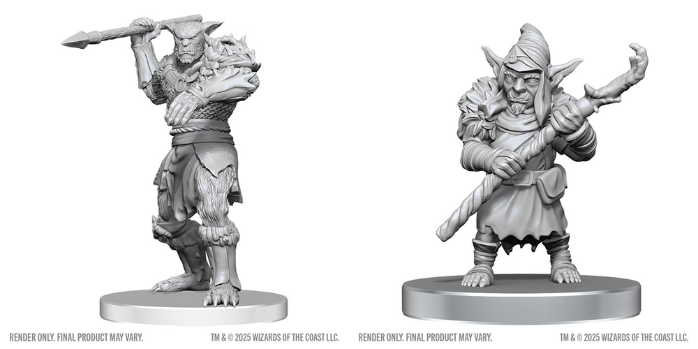 D&D Mini (W28): Bugbear Stalker & Goblin Hexer
