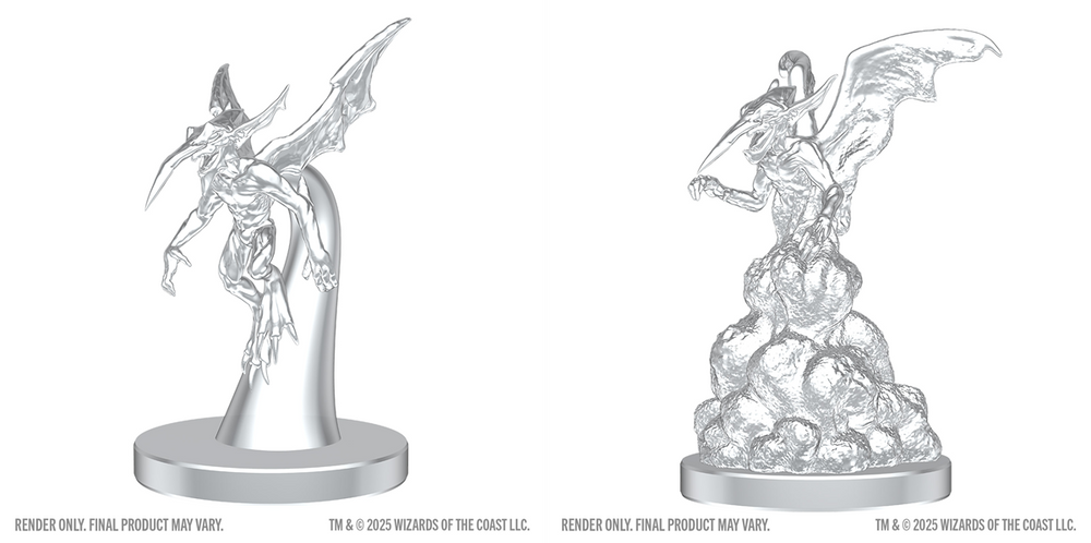 D&D Mini (W28): Ice Mephit & Dust Mephit