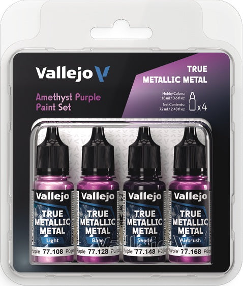 True Metallic Paint Set: Amethyst Purple