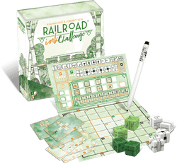 Railroad Ink Challenge: Lush Green Edition