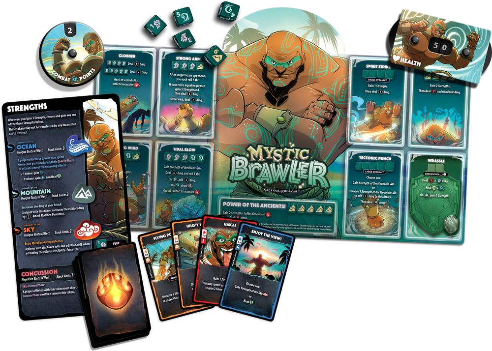Dice Throne: Hero Pack - Mystic Brawler