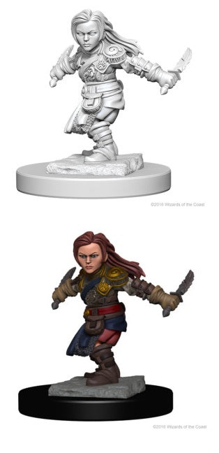 D&D Mini (WV1):  Halfling Female Rogue