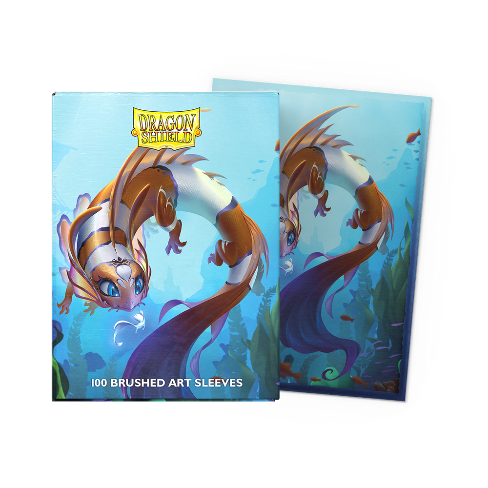 Dragon Shield Brushed Art Sleeves: The Cinderfin