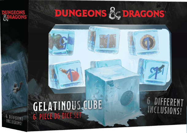 D&D Gelatinous Cube Dice (6ct)