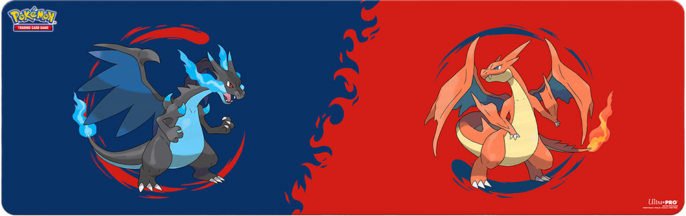 UP PLAYMAT POKEMON TABLE 8FT MEGA CHARIZARD X & MEGA CHARIZARD Y (1)