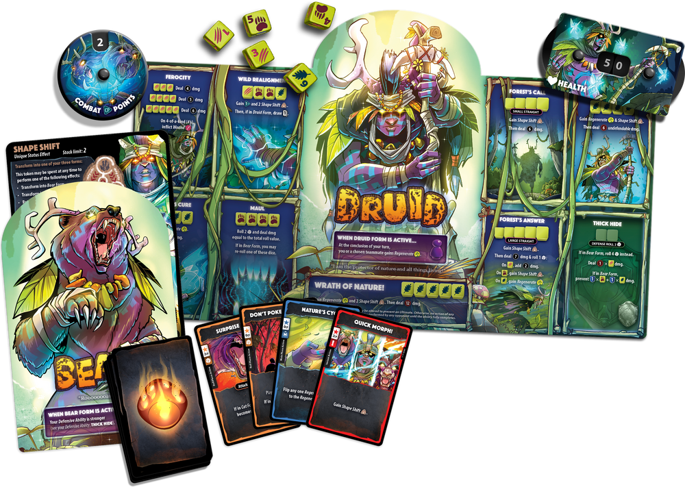 Dice Throne: Hero Pack - Druid
