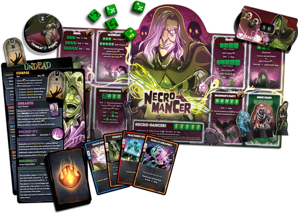 Dice Throne: Hero Pack - Necromancer
