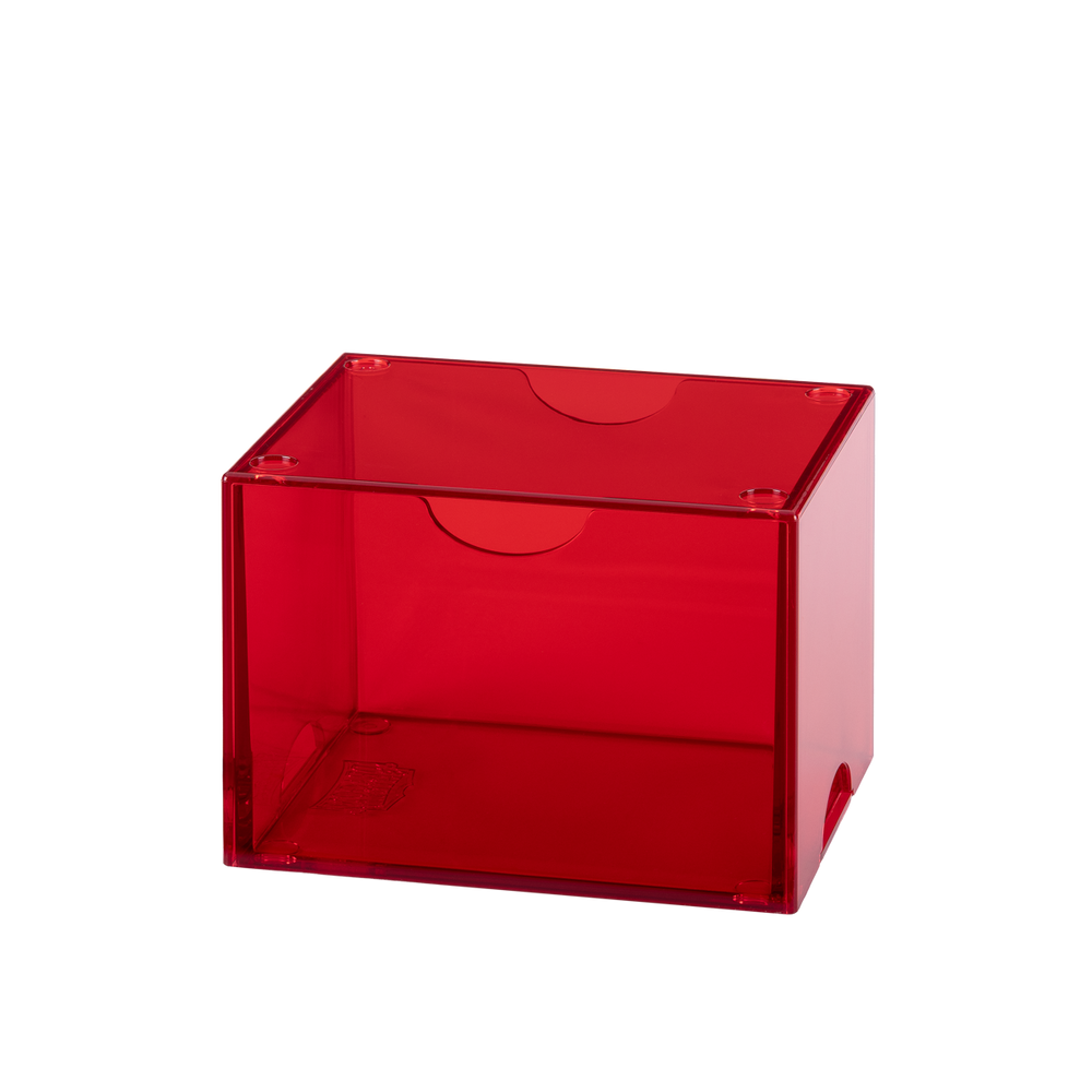 Dragon Shield Strongbox: Clear Red