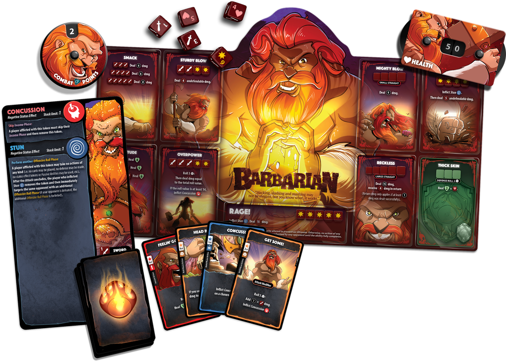 Dice Throne: Hero Pack - Barbarian